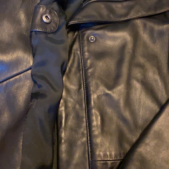 Halston leather/ suede jacket beautiful addition to any closet